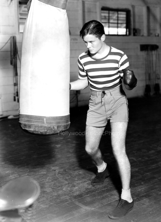 Tom Brown 1936 DeMille Barn Gym Paramount wm.jpg